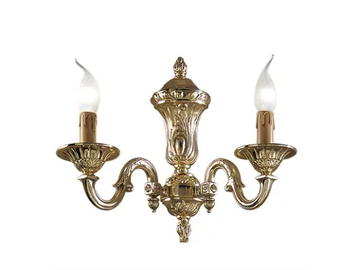 RICHARD 519/A2 - Polished Brass wall light by Possoni Illuminazione - view 2